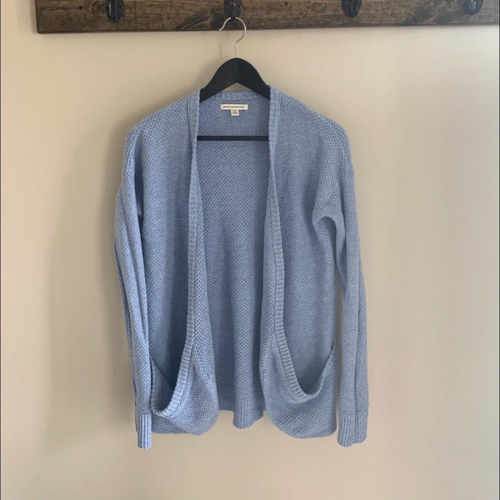 Light blue cardigan